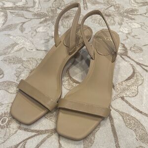 Antonio Melani Tan Color Heels Size 9.5 With 2” Heel